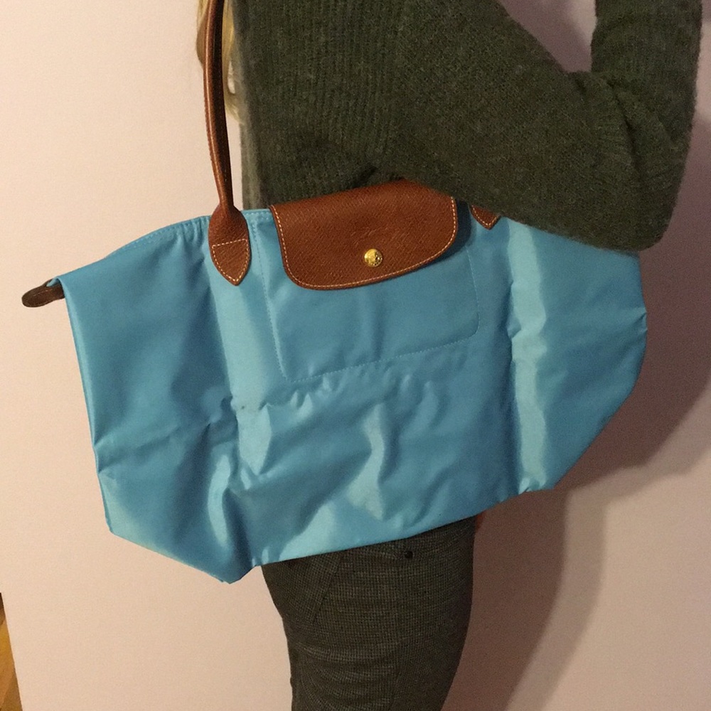 Longchamp Small Tote Blue